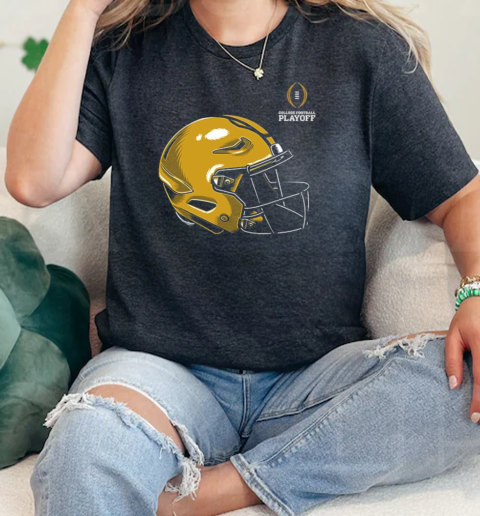 College Football Playoff 2025 Notre Dame Helmet  Classic Womens T-shirt