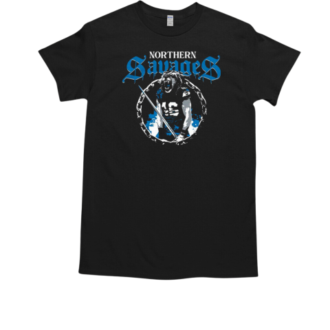 Dan Campbell Lions Defense Northern Savages T-Shirt