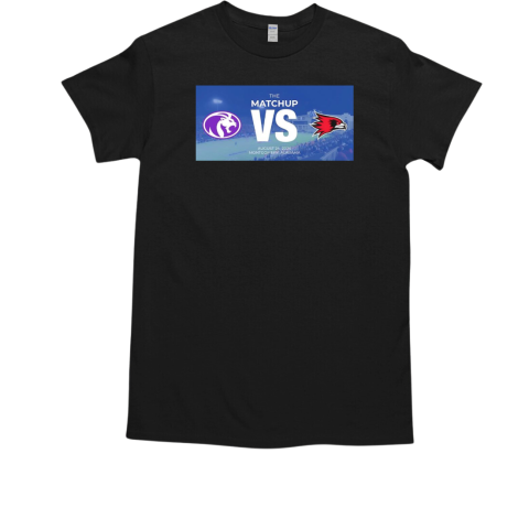 The matchup North Alabama Lions vs Southeast Missouri State Redhawks 2024 T-Shirt