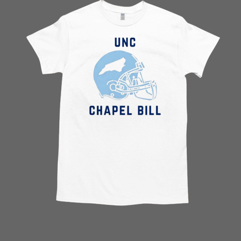 UNC Chapel Bill Belichick football helmet T-Shirt