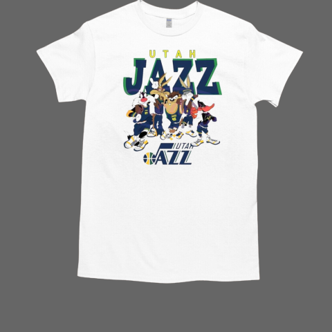 Utah Jazz Looney Tunes cartoon characters T-Shirt