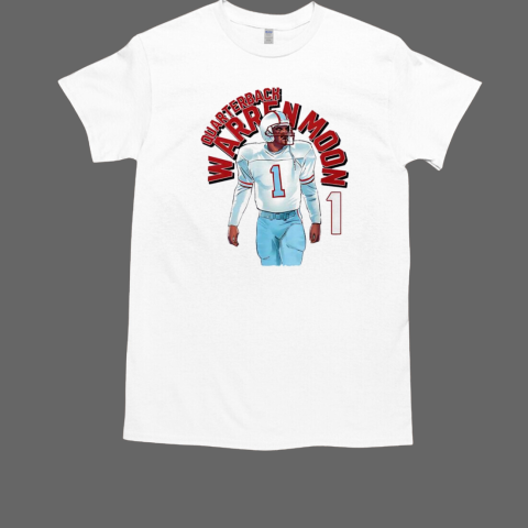 Warren Moon Houston Oilers quarterback T-Shirt