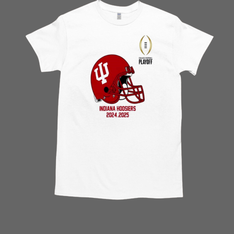 College Football Playoff 2025 Indiana Hoosiers Helmet NCAA Bowl Games 2024 2025 T-Shirt