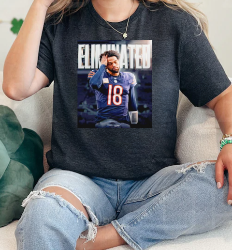 Eliminated Chicago Bears Caleb Williams  Classic Womens T-shirt