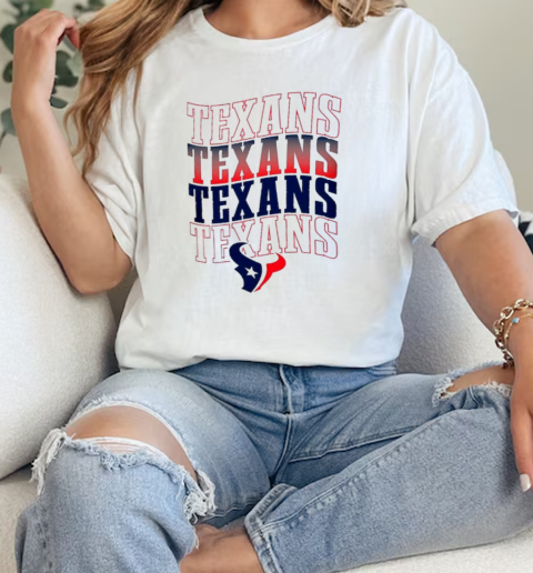 Houston Texans Starter Four Name  Classic Womens T-shirt