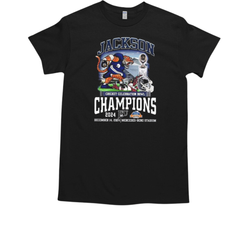 Jackson Cricket Celebration Bowl Champions 2024 Mascot T-Shirt