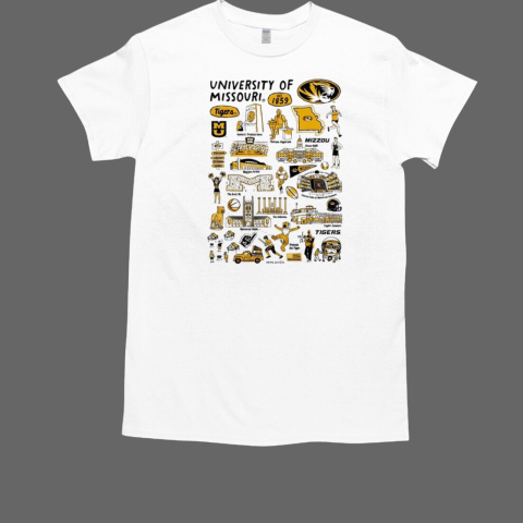 Missouri Tigers Vive La Fete Impressions Artwork T-Shirt