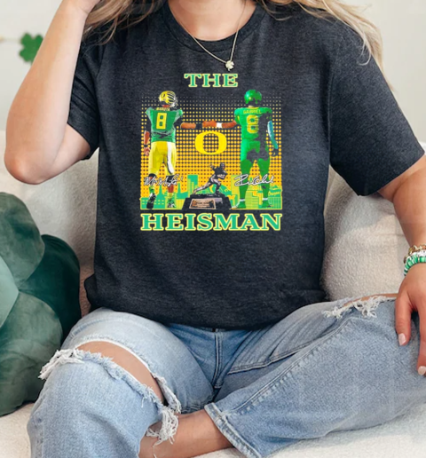 Oregon Ducks The Heisman Mariota Gabriel 2024  Classic Womens T-shirt