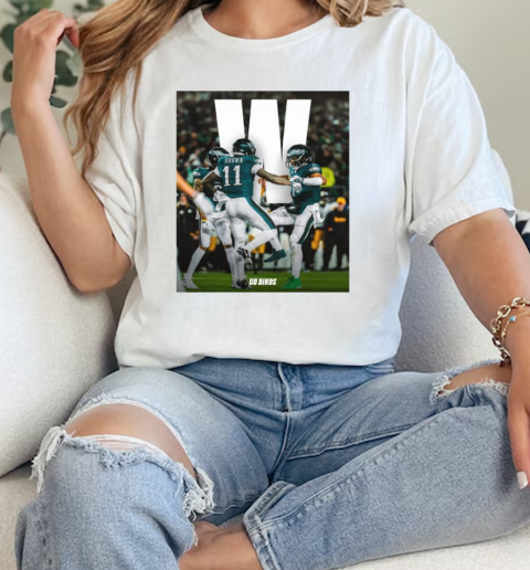 Philadelphia Eagles wins Pittsburgh Steelers 27 13 NFL Winning is Our Prerogative Go Birds  Classic Womens T-shirt