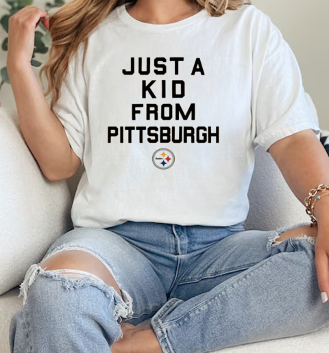 Pittsburgh Steelers Just a Kid From Pittsburgh  Classic Womens T-shirt