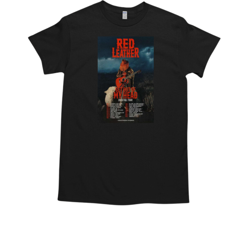 Red Leather Get Out Of My Head Fall Tour 2024 T-Shirt