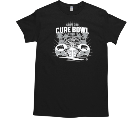 StaffDNA Cure Bowl 2024 Ohio Bobcats Helmet T-Shirt