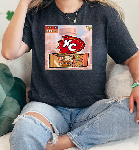 Week 15 NFL Victory Doodles Early Window Kansas City Chiefs vs. Cleveland Browns 21 7 Final Score  Classic Womens T-shirt