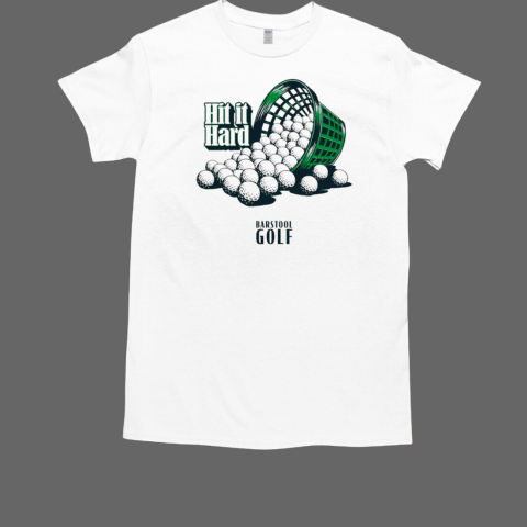 Barstool Golf Hit It Hard Pocket T-Shirt