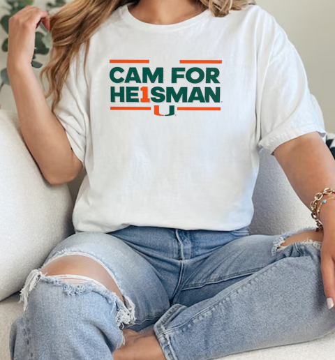 ‎Cam Ward for He1sman Miami Hurricanes  Classic Womens T-shirt