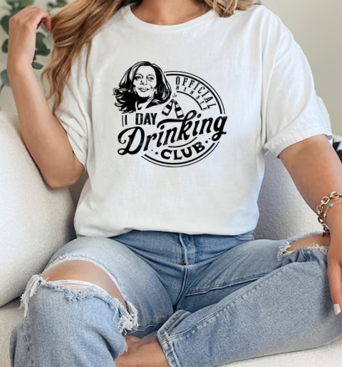 Kamala Harris official member day drinking club  Classic Womens T-shirt