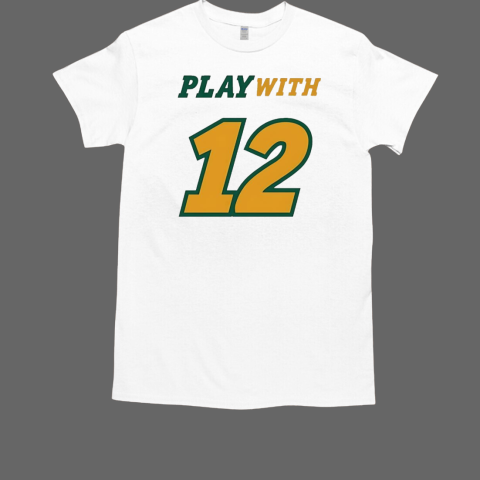 North Dakota State Bison play with 12 T-Shirt