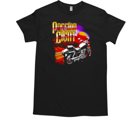 Passion Eight Records Shallow Truths Motorcycle T-Shirt