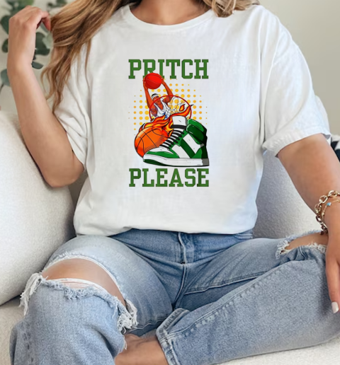 Pritch please basketball fire  Classic Womens T-shirt