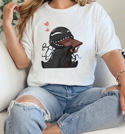 Venom eat chocolate funny meme  Classic Womens T-shirt