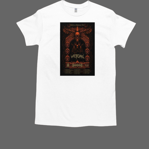 Whitechapel Hymns in Dissonance Tour 2025 Poster T-Shirt