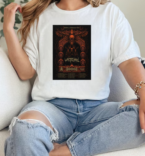 Whitechapel Hymns in Dissonance Tour 2025 Poster  Classic Womens T-shirt