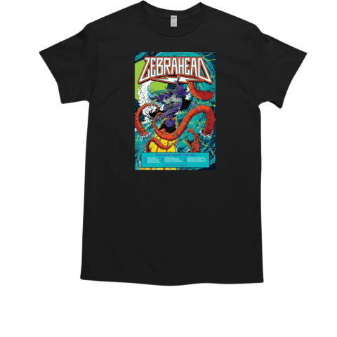 Zebrahead Ride Or Die Summer Tour 2025 Tour Date Schedule List Surfing Witch Vesus Kraken T-Shirt