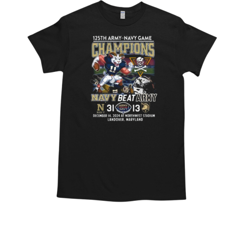 125th Army Navy Game Champions Navy Beat Army 2024 T-Shirt