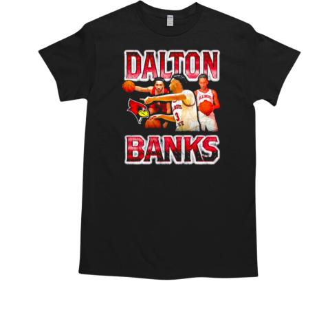 Dalton Banks Illinois State Redbirds Basketball vintage graphic T-Shirt