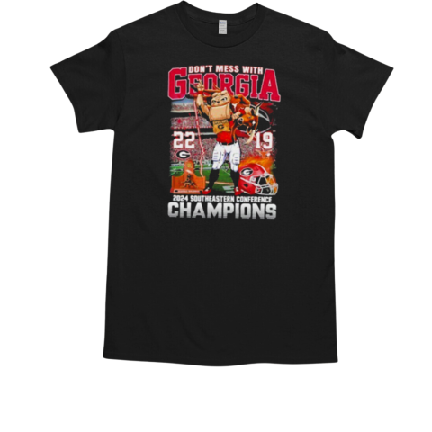 Don't Mess With Georgia Bulldogs 2024 SEC Football Champions T-Shirt