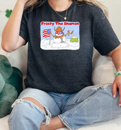 Frosty the Shaman cartoon  Classic Womens T-shirt