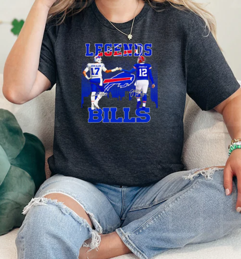 Legends Bills Josh Allen and Jim Kelly  Classic Womens T-shirt