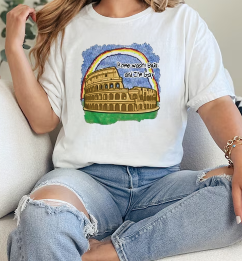 Limted Rome Wasnt Built  Classic Womens T-shirt