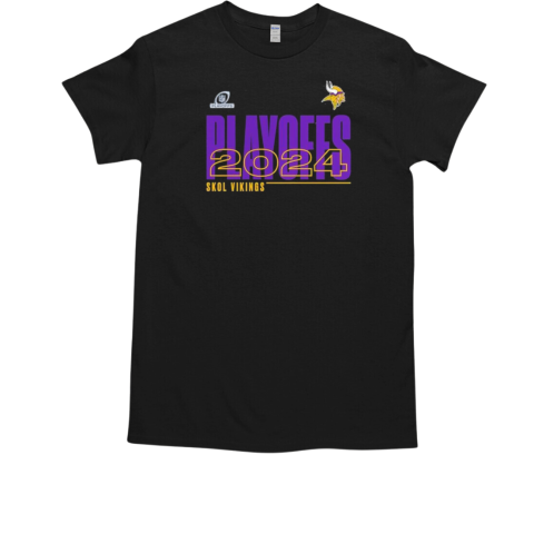 Minnesota Vikings 2024 NFL Playoffs T-Shirt