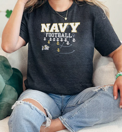 Navy Midshipmen Hometown Collection football  Classic Womens T-shirt