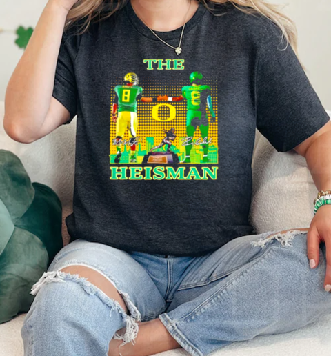 Oregon Ducks The Heisman Mariota Gabriel 2024  Classic Womens T-shirt