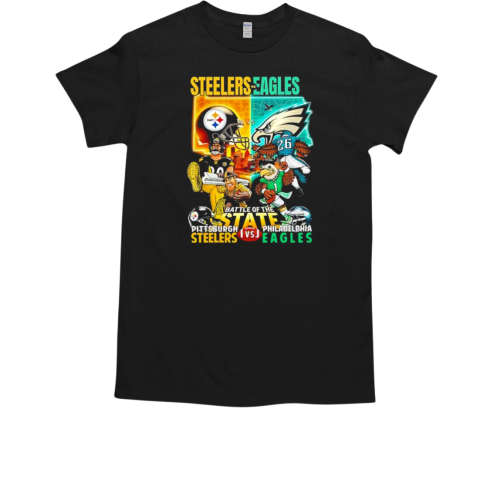 Pittsburgh Steelers and Philadelphia Eagles battle of the State T-Shirt