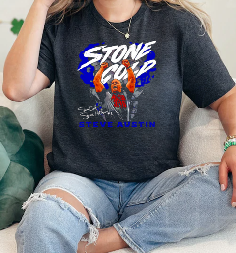 Stone Cold Steve Austin pose WWE  Classic Womens T-shirt