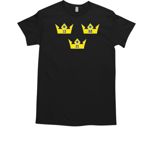 Toronto Maple Leafs hockey Three Swedes William Nylander king crowns T-Shirt