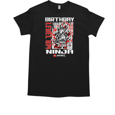 Birthday level up Ninja lego Ninjago T-Shirt