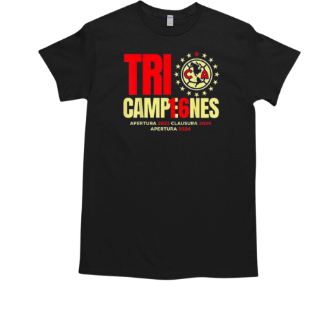 Club America Tri Champions Apertura 2024 T-Shirt