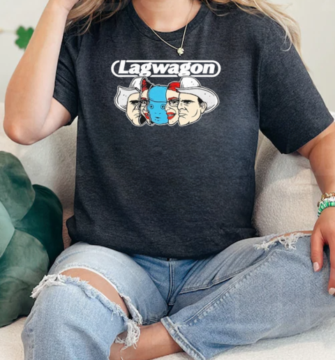 Faces Of The Wagon Lagwagon  Classic Womens T-shirt