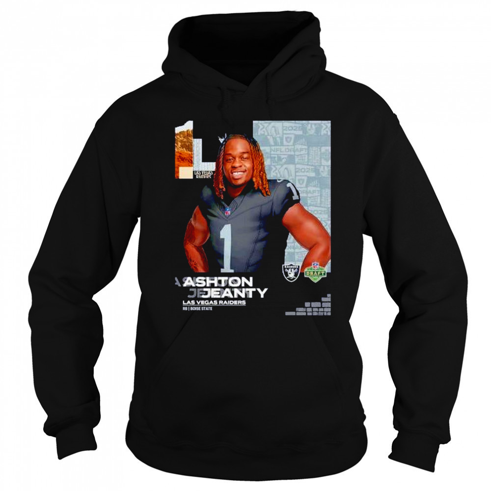 Ashton Jeanty Las Vegas Raiders 2025 NFL Draft cartoon shirt Sweatshirt