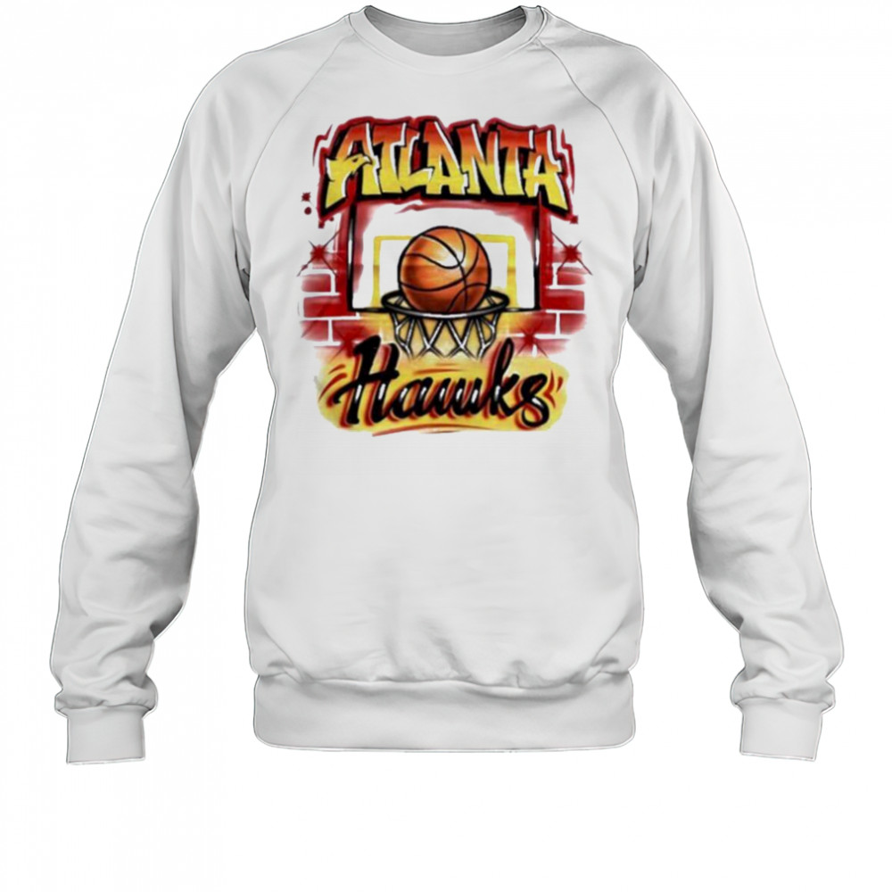 Atlanta Hawks Basketball Wall Painting T Shirt Sweatshirt