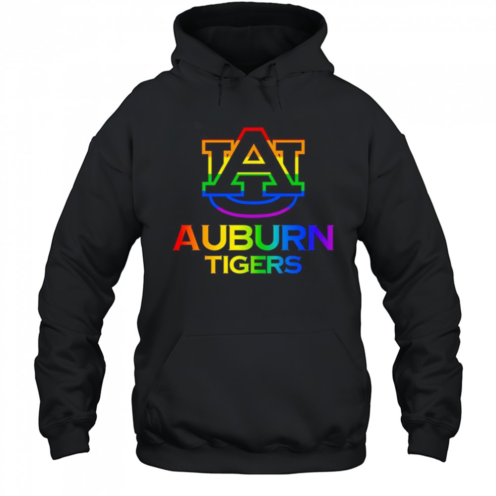 Auburn Tigers LGBT Pride logo shirt Hoodie