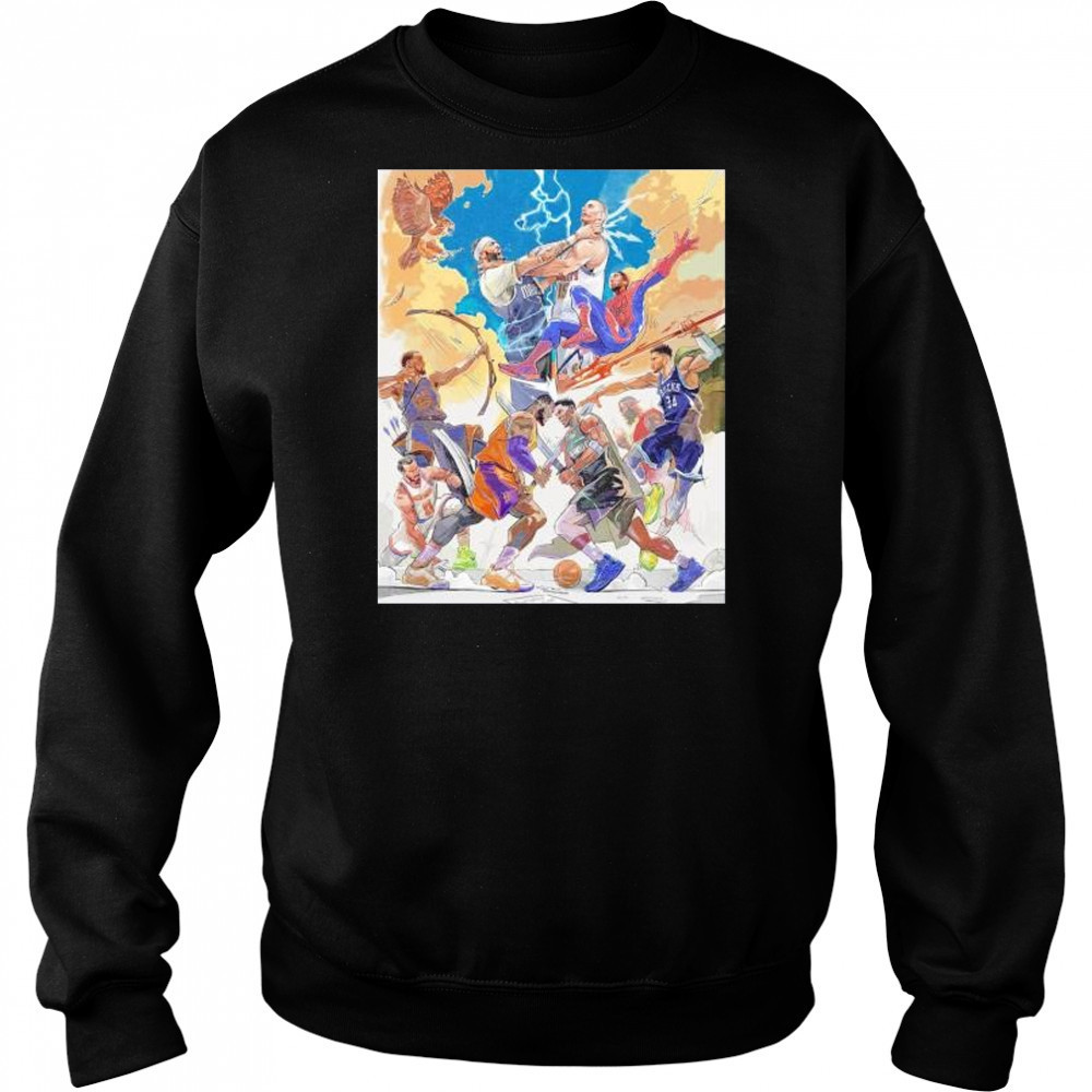 Battle of Gods NBA Playoffs 2025 Mavs vs Nuggets Lakers vs Timberwolves shirt Hoodie