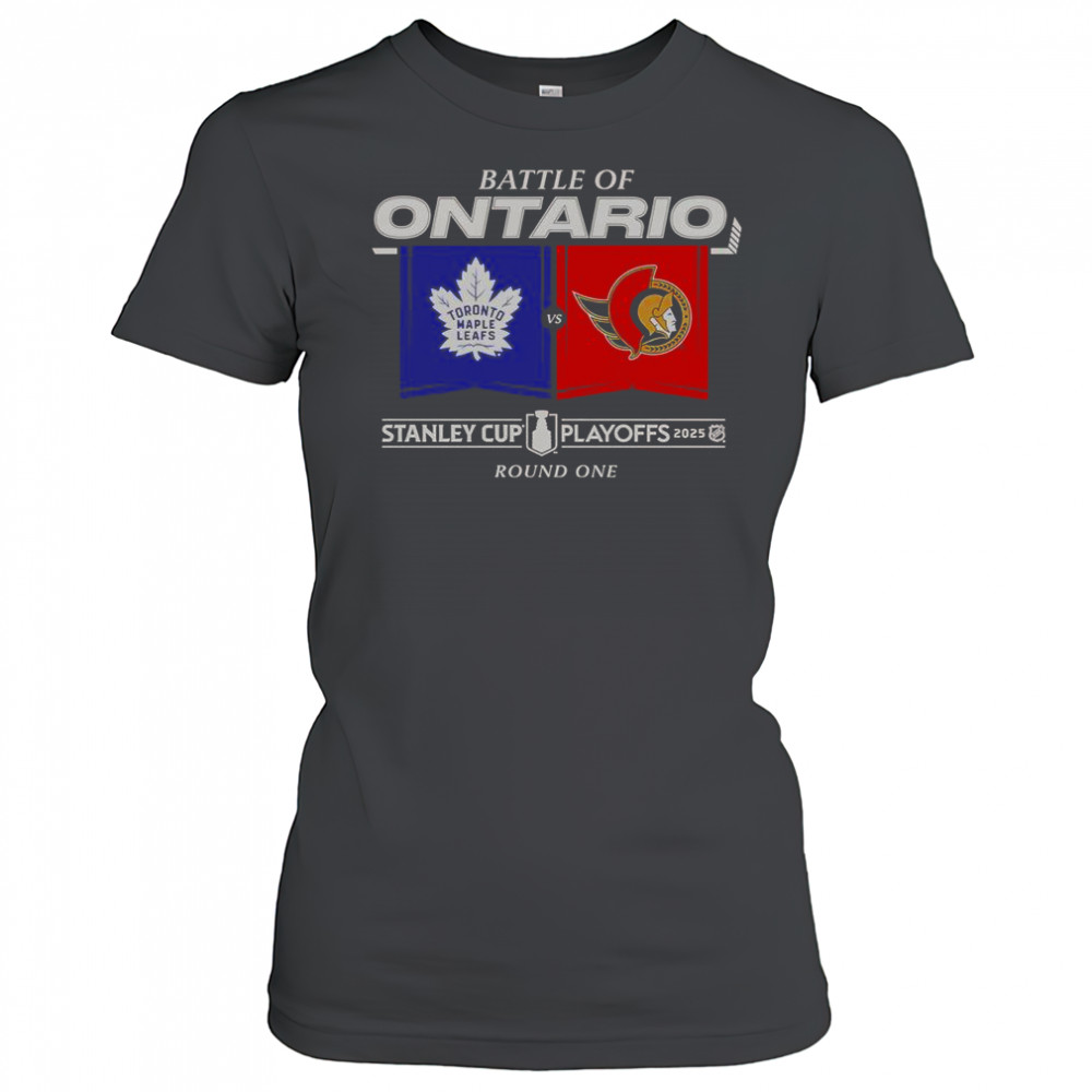 Battle Of Ontario 2025 Stanley Cup Playoffs Round 1 Match Up T-Shirt Women's T-shirt