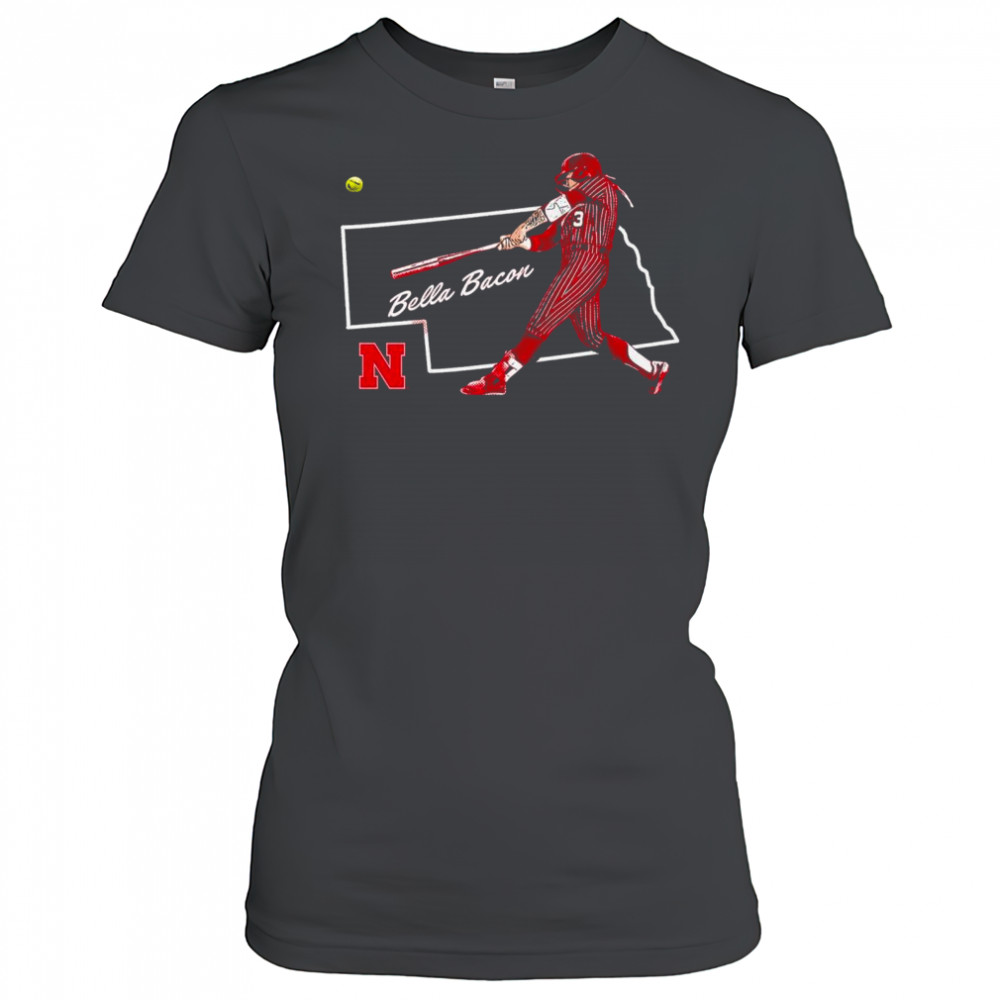 Bella Bacon Hometown Hero Nebraska Cornhuskers softball NCAA Division I 2025 t-shirt Women's T-shirt