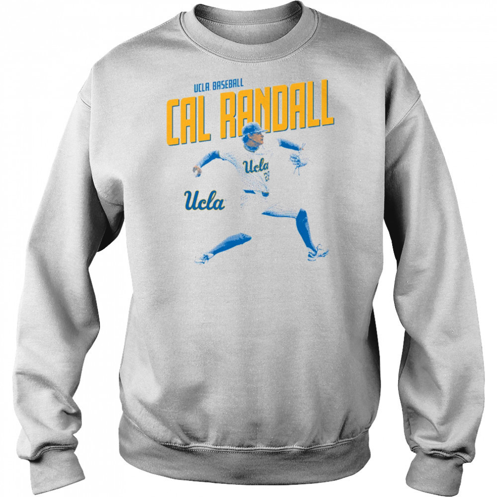 Cal Randall Illustrated UCLA Bruins Baseball NCAA Division I t-shirt Hoodie