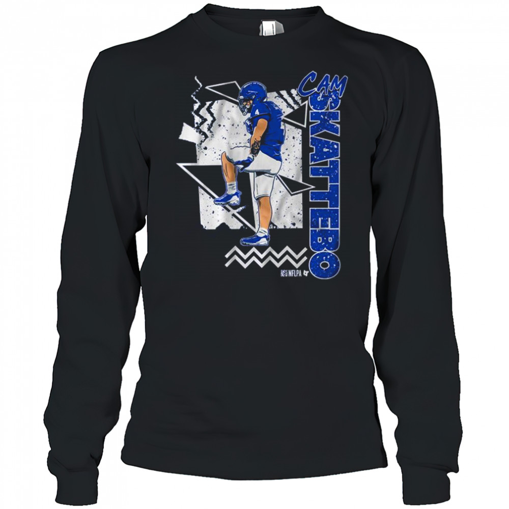 Cam Skattebo New York Giants 90s Style NFL Draft 2025 Vintage t-shirt Long Sleeved